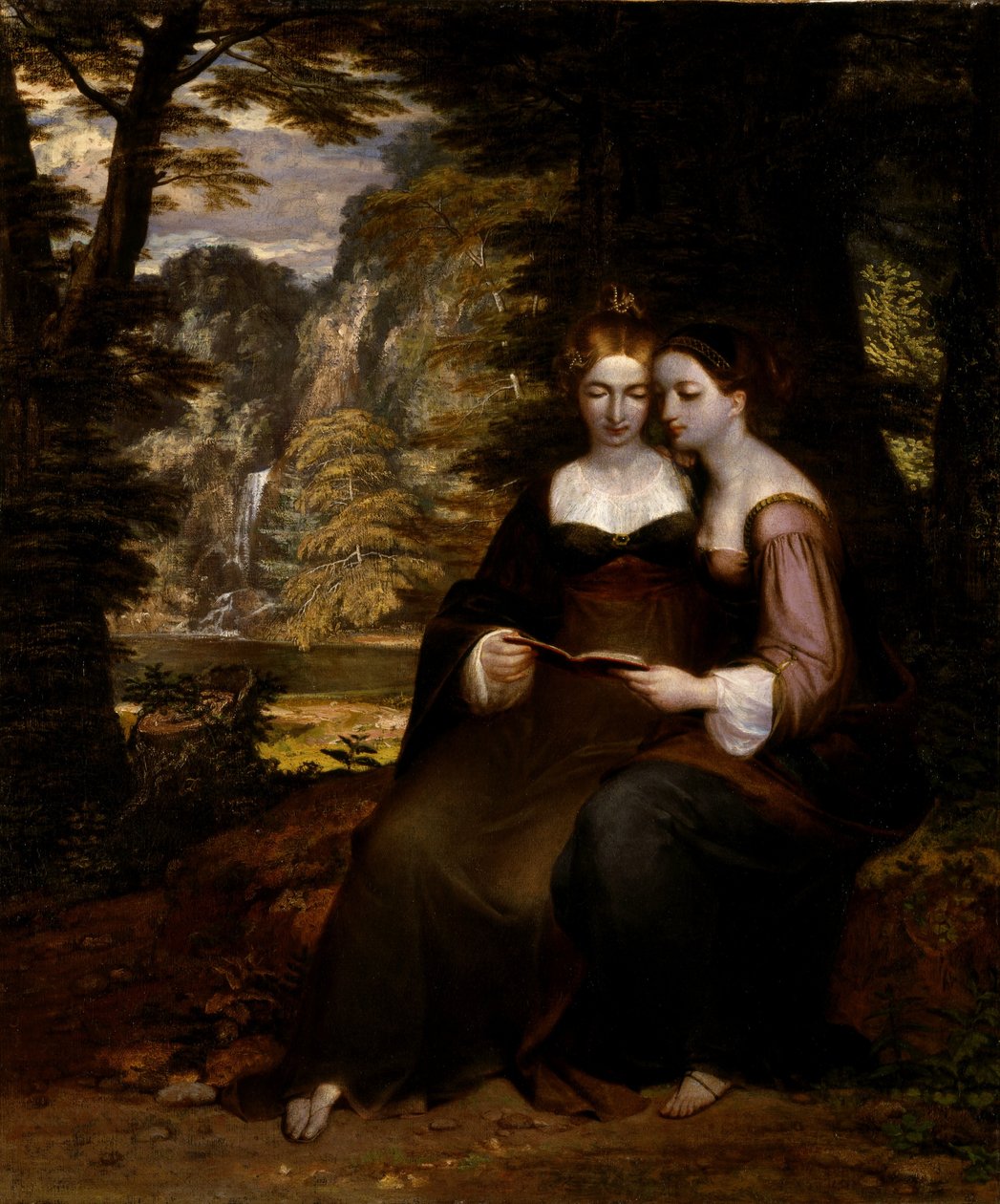 Hermia et Helena - Washington Allston