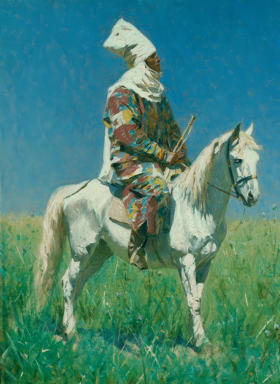 Kirgize à cheval - Wassili W. Werestschagin