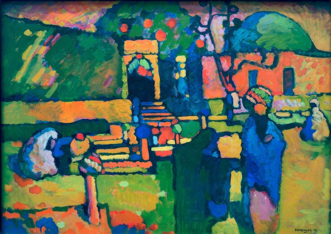 Cimetière arabe - Wassily Kandinsky