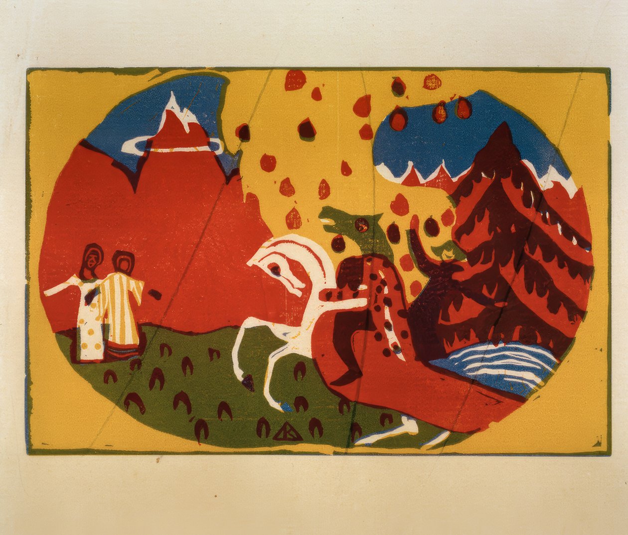 Montagnes - Wassily Kandinsky