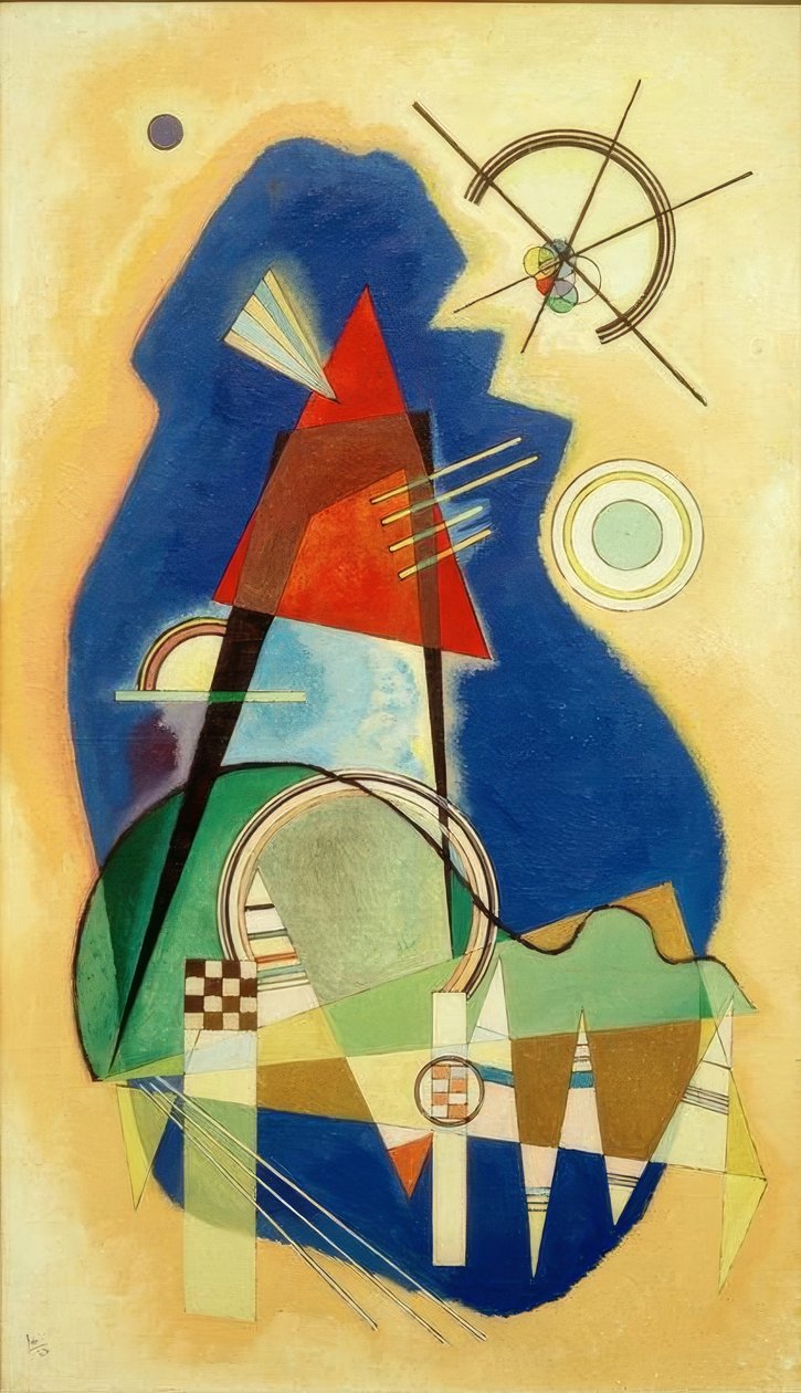 Bleu discret - Wassily Kandinsky