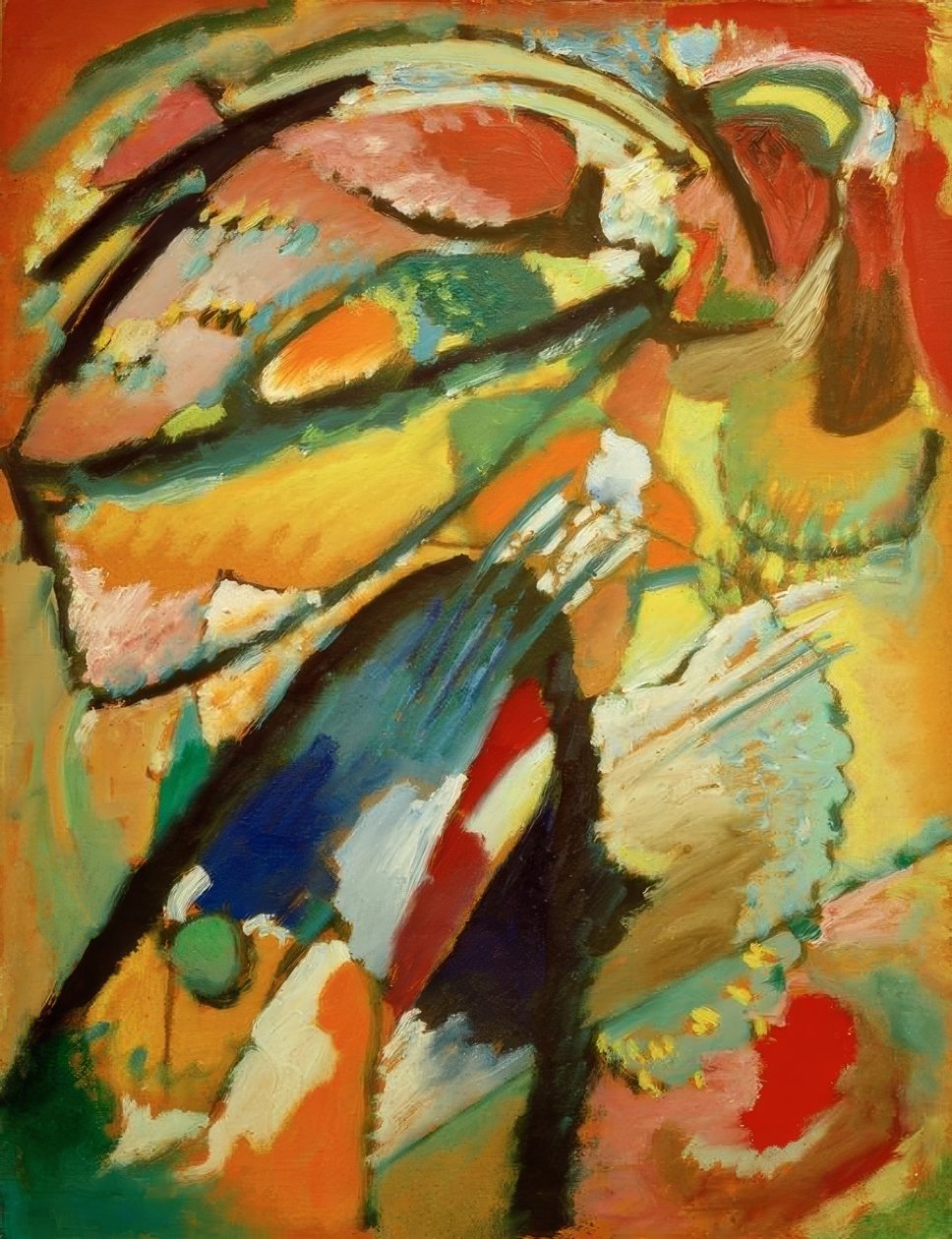 Ange du Jugement Dernier - Wassily Kandinsky