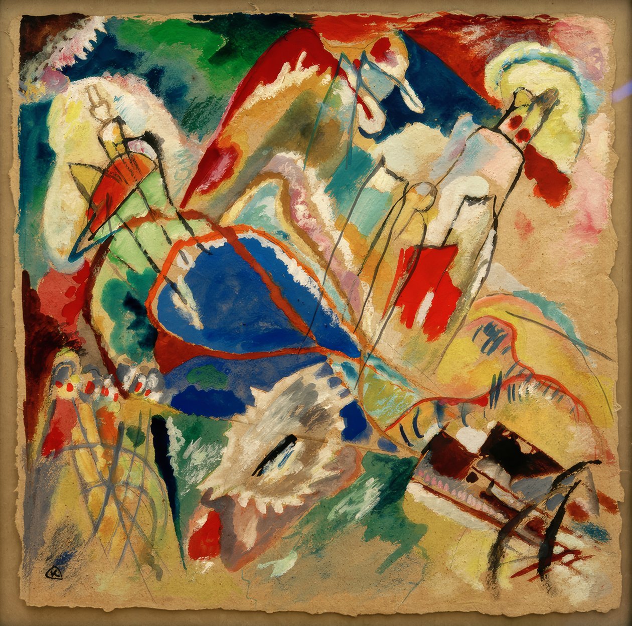 Esquisse pour Improvisation 30, (Canons) - Wassily Kandinsky