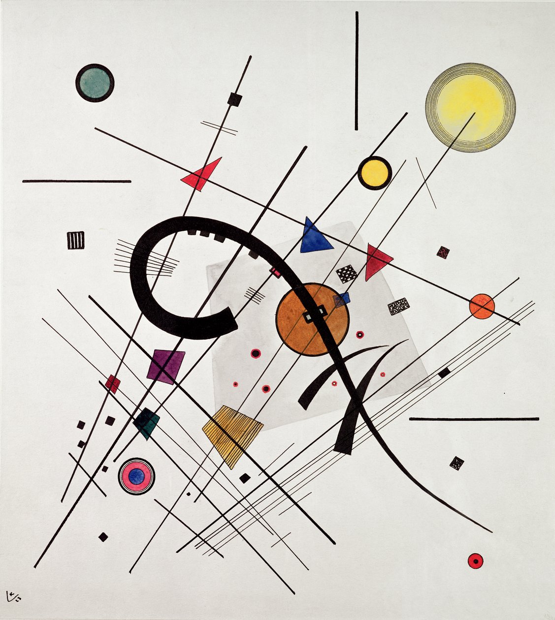 Carré gris - Wassily Kandinsky