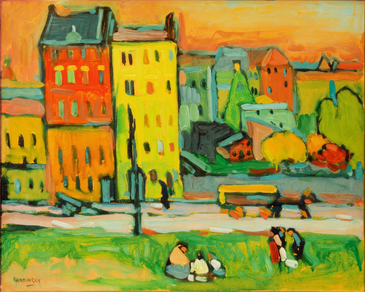 Maisons à Munich - Wassily Kandinsky