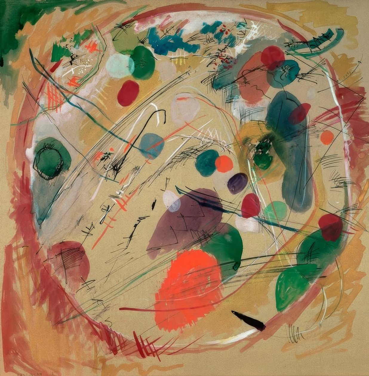 Dans le cercle - Wassily Kandinsky