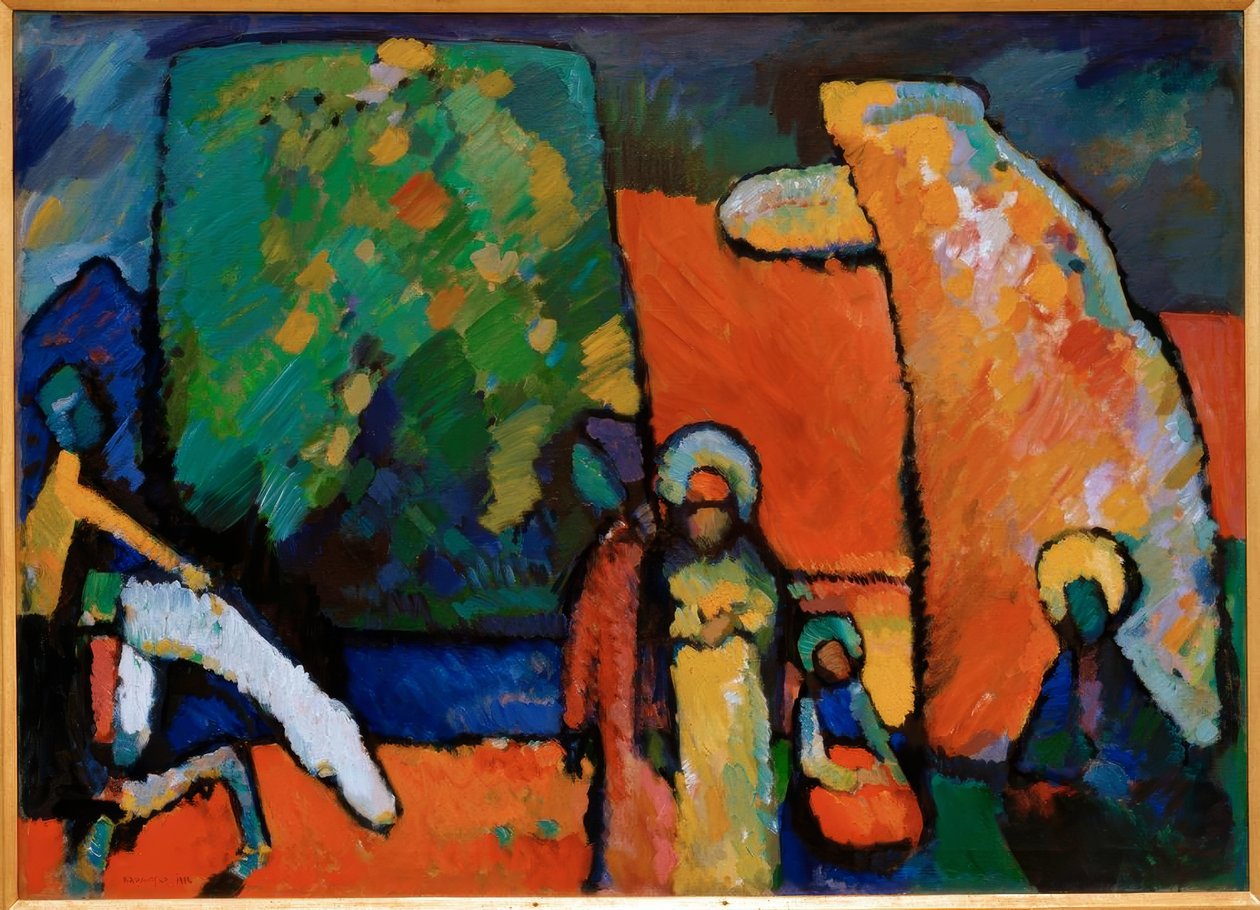 Improvisation 2 (Marche funèbre) - Wassily Kandinsky