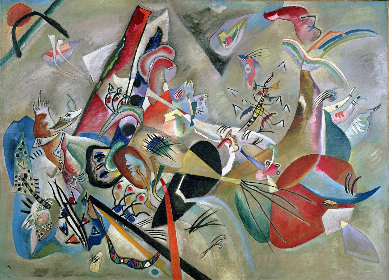 Dans le gris, 1919 - Wassily Kandinsky