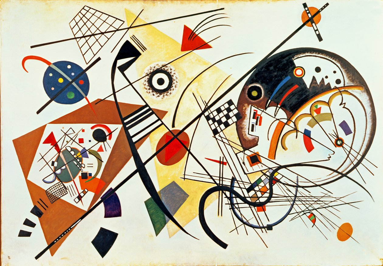 Lignes intersectantes, 1923 - Wassily Kandinsky