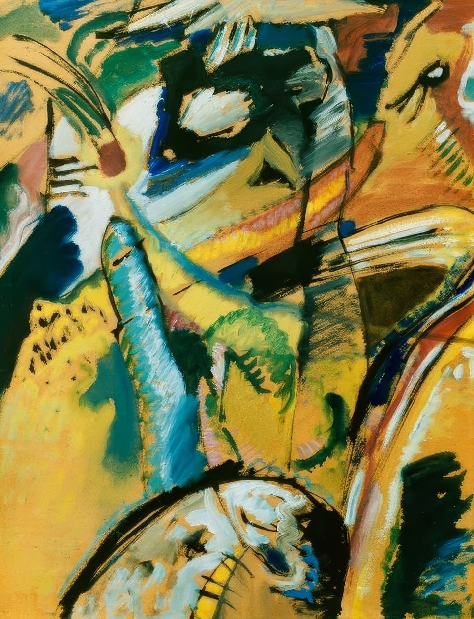 Petite étude pour la fresque pour Edwin R. Campbell n° 3 - Wassily Kandinsky