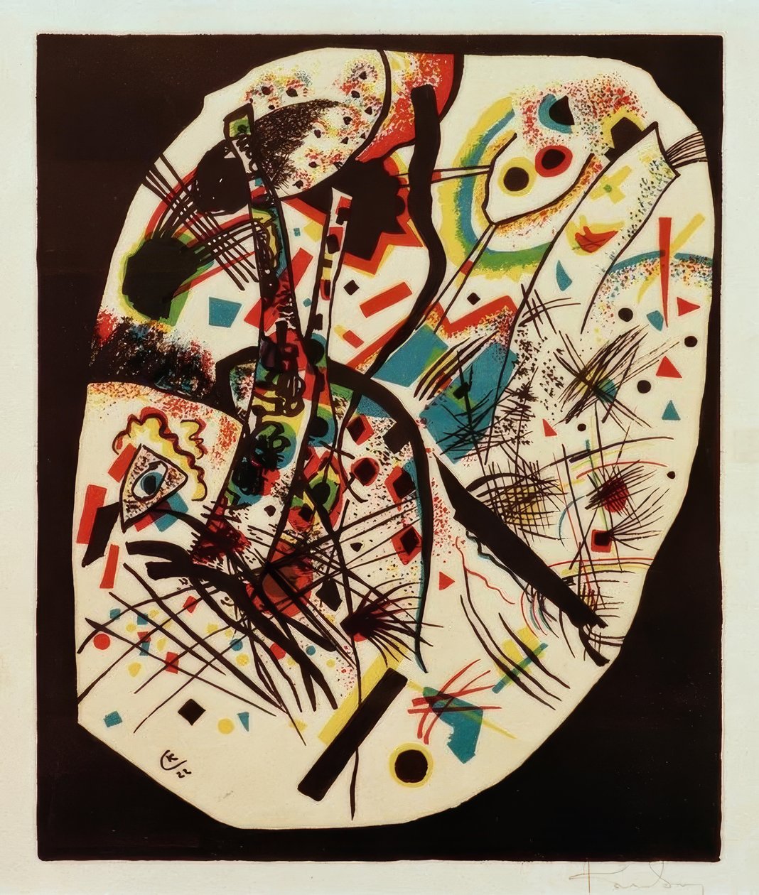 Petits Mondes, Feuille 3 - Wassily Kandinsky