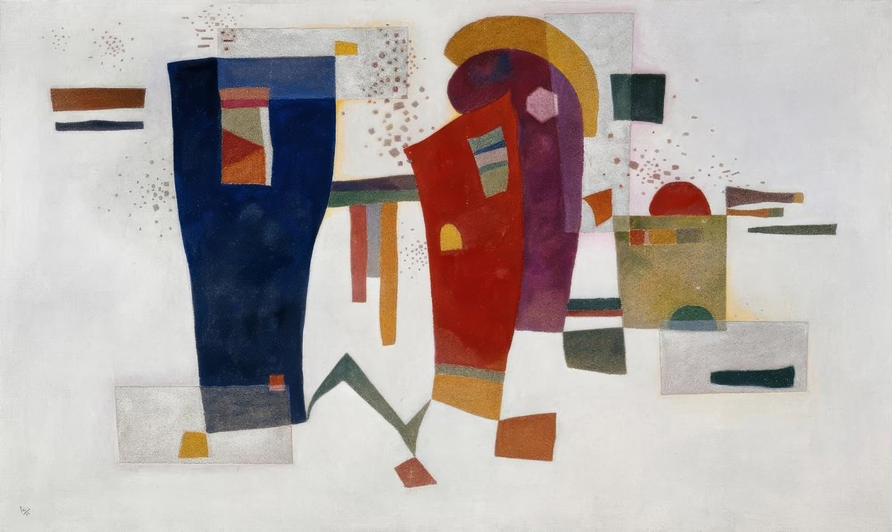 Contraste avec accompagnement - Wassily Kandinsky