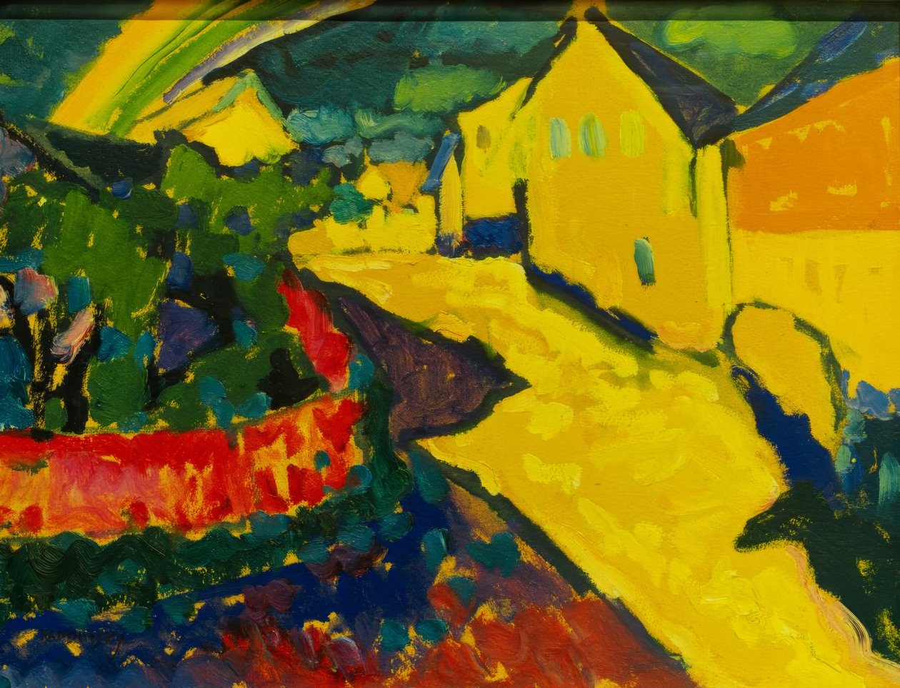 Murnau – Paysage avec arc-en-ciel - Wassily Kandinsky