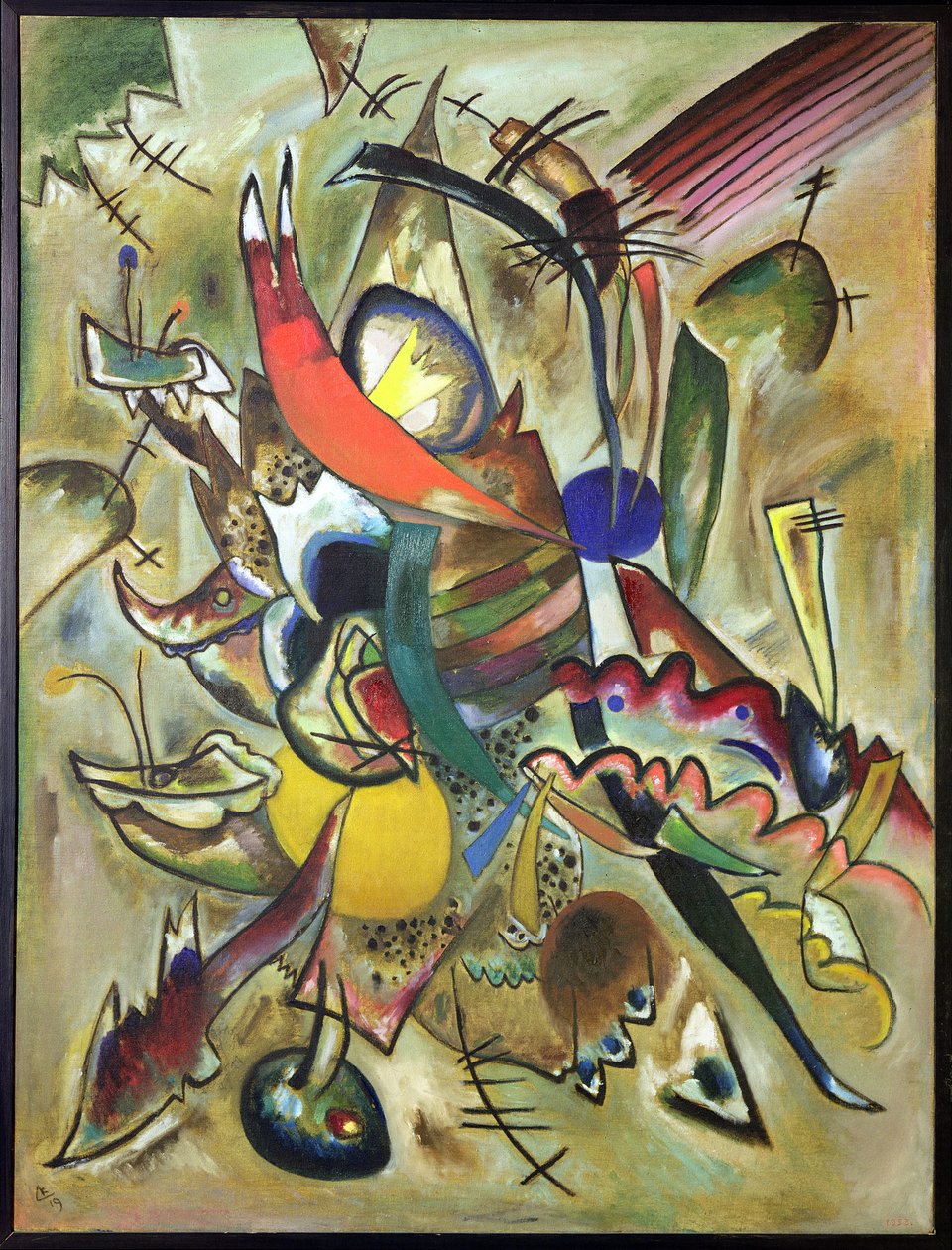 Tableau avec Points, 1919 - Wassily Kandinsky
