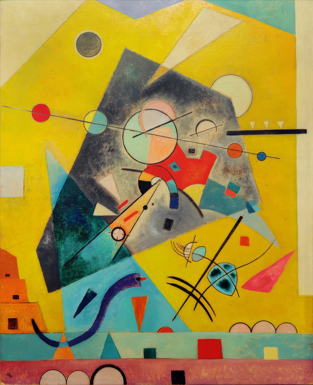 Harmonie tranquille - Wassily Kandinsky