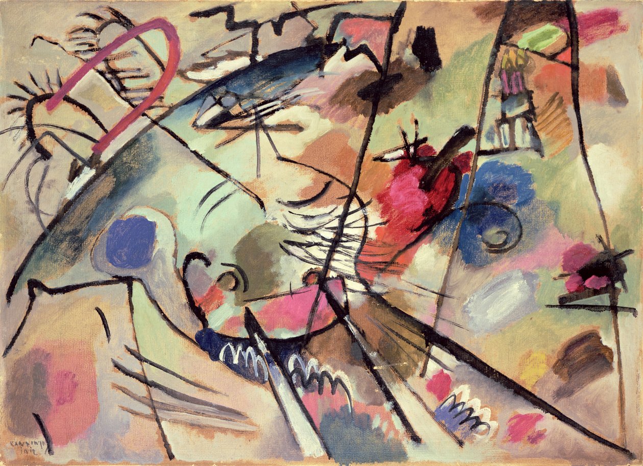 Étude pour Improvisation 24, 1912 - Wassily Kandinsky