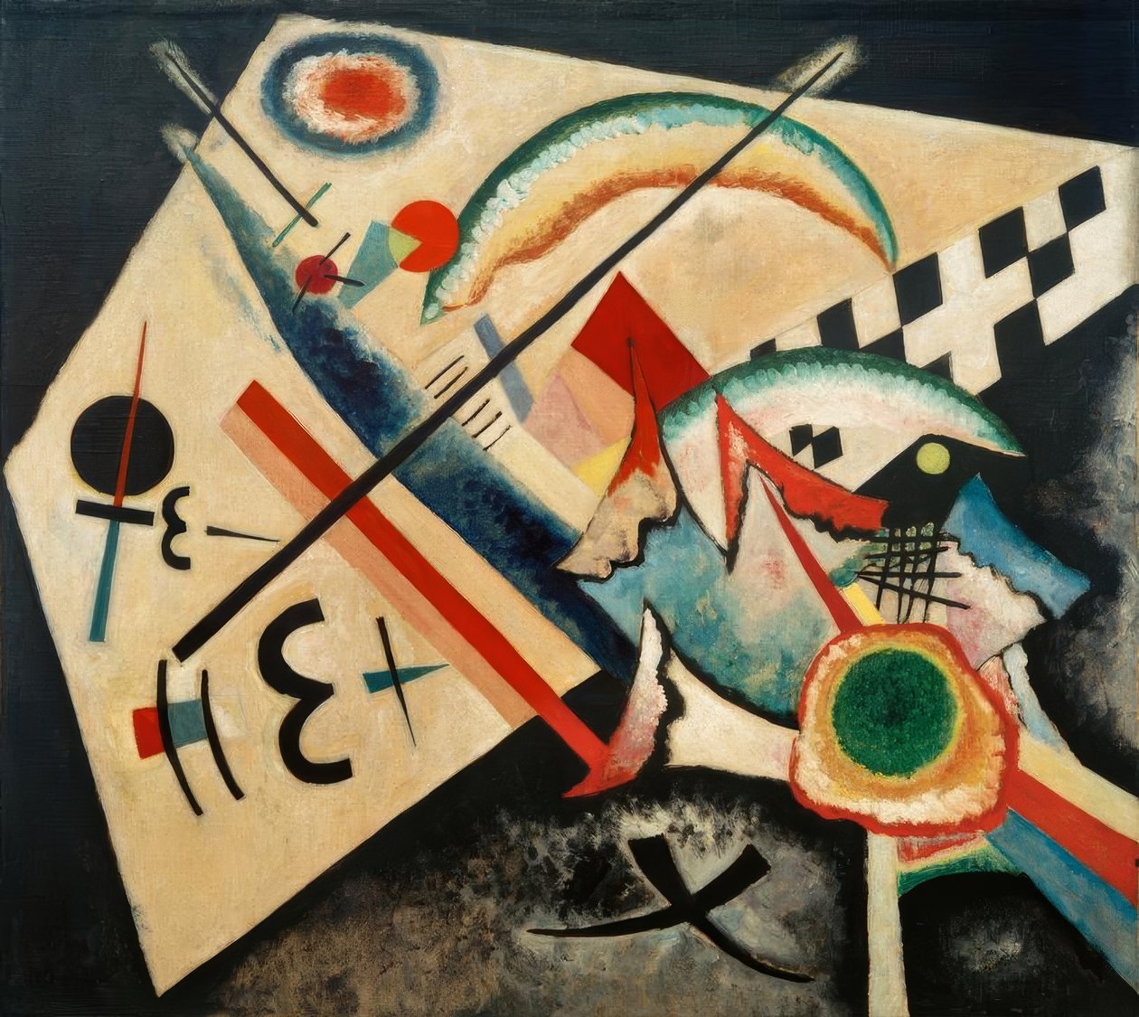 Croix Blanche - Wassily Kandinsky