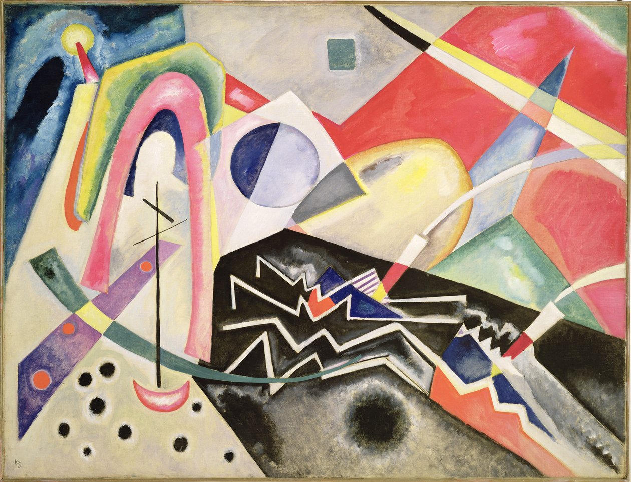 Zig-Zags blancs, 1922 - Wassily Kandinsky