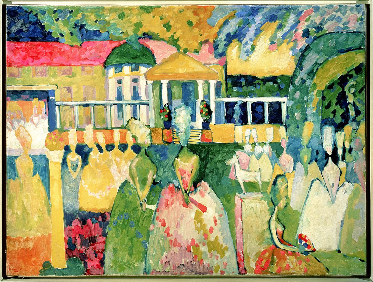 Femmes en crinolines, 1909 - Wassily Kandinsky