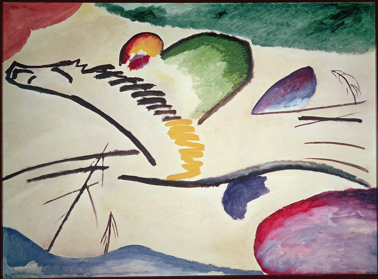 Cheval Abstrait, 1911 - Wassily Kandinsky