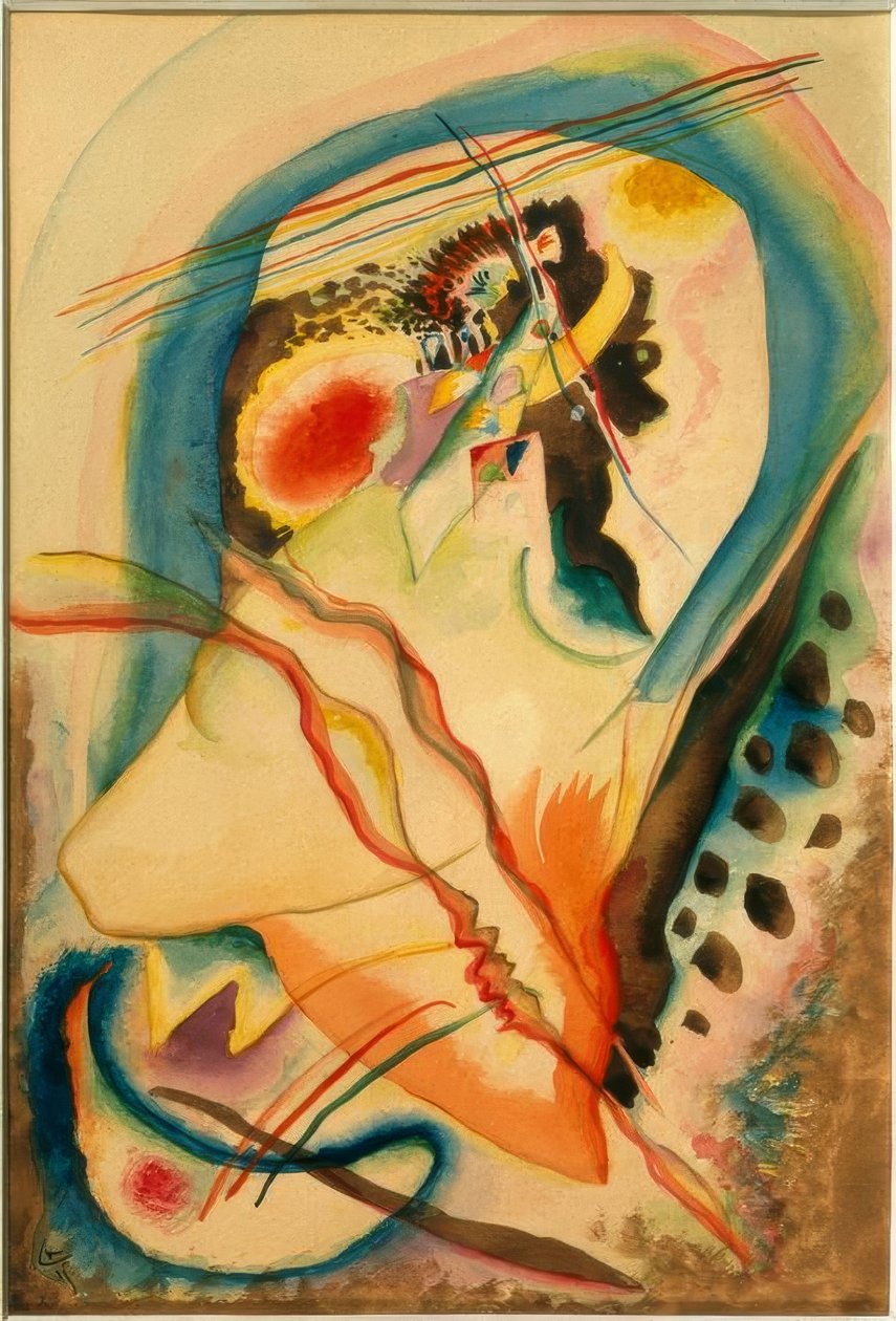 Composition abstraite - Wassily Kandinsky