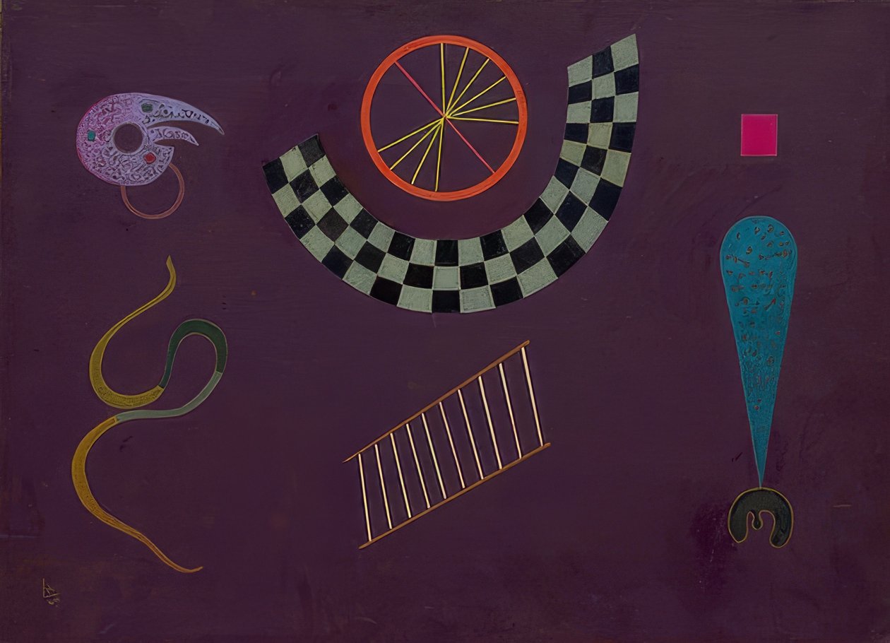 Ruban aux carrés. 1944 - Wassily Kandinsky