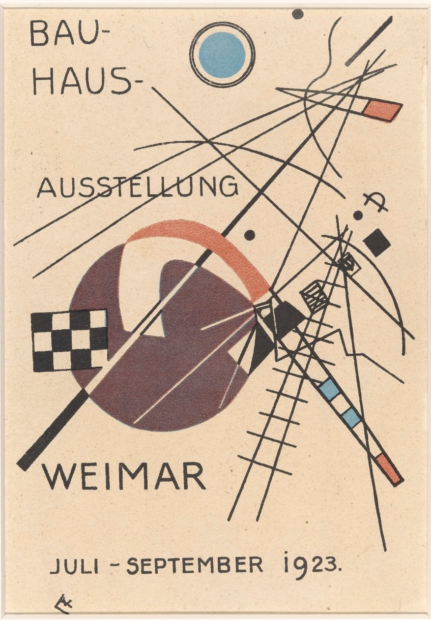 Exposition Bauhaus, 1923 - Wassily Kandinsky