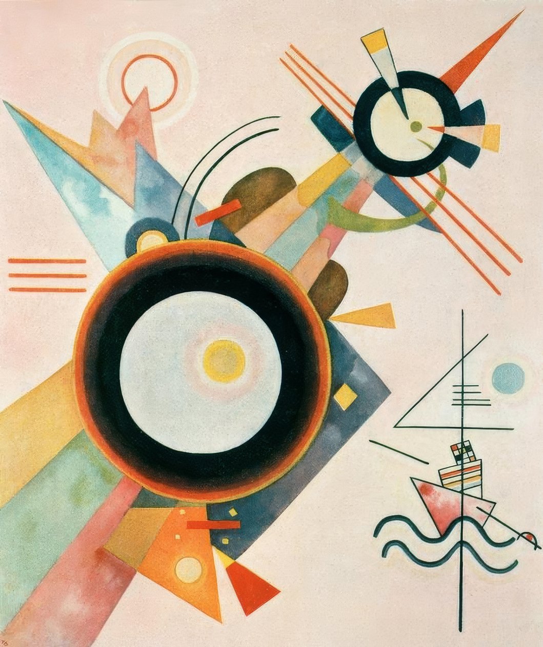Image avec forme de flèche - Wassily Kandinsky