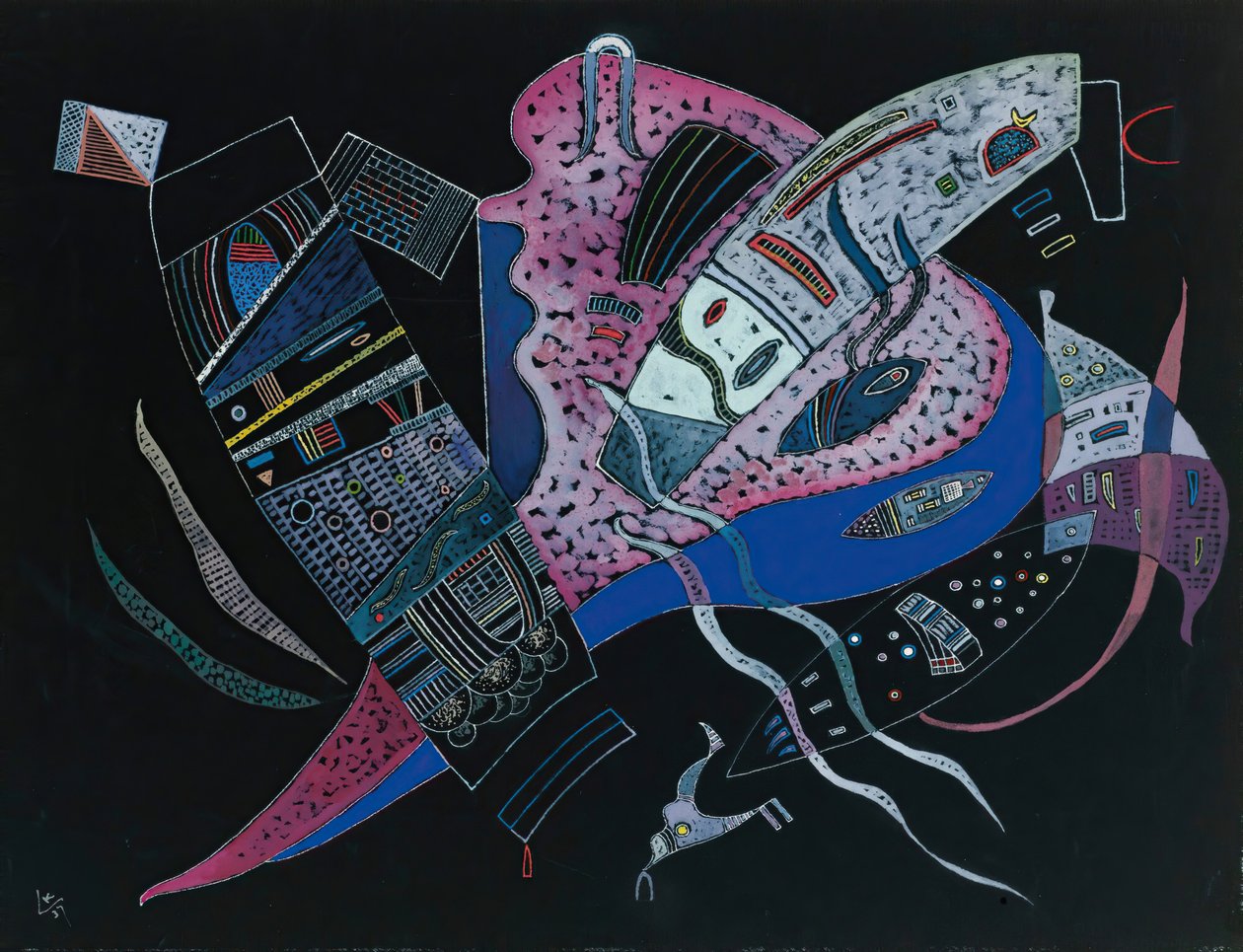 Concentré, 1937 - Wassily Kandinsky
