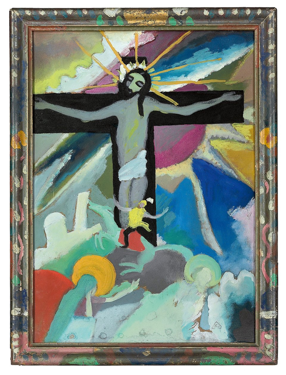 Christ crucifié - Wassily Kandinsky