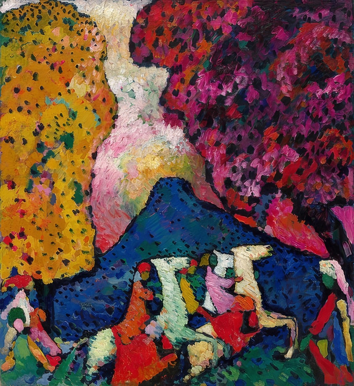 La montagne bleue - Wassily Kandinsky
