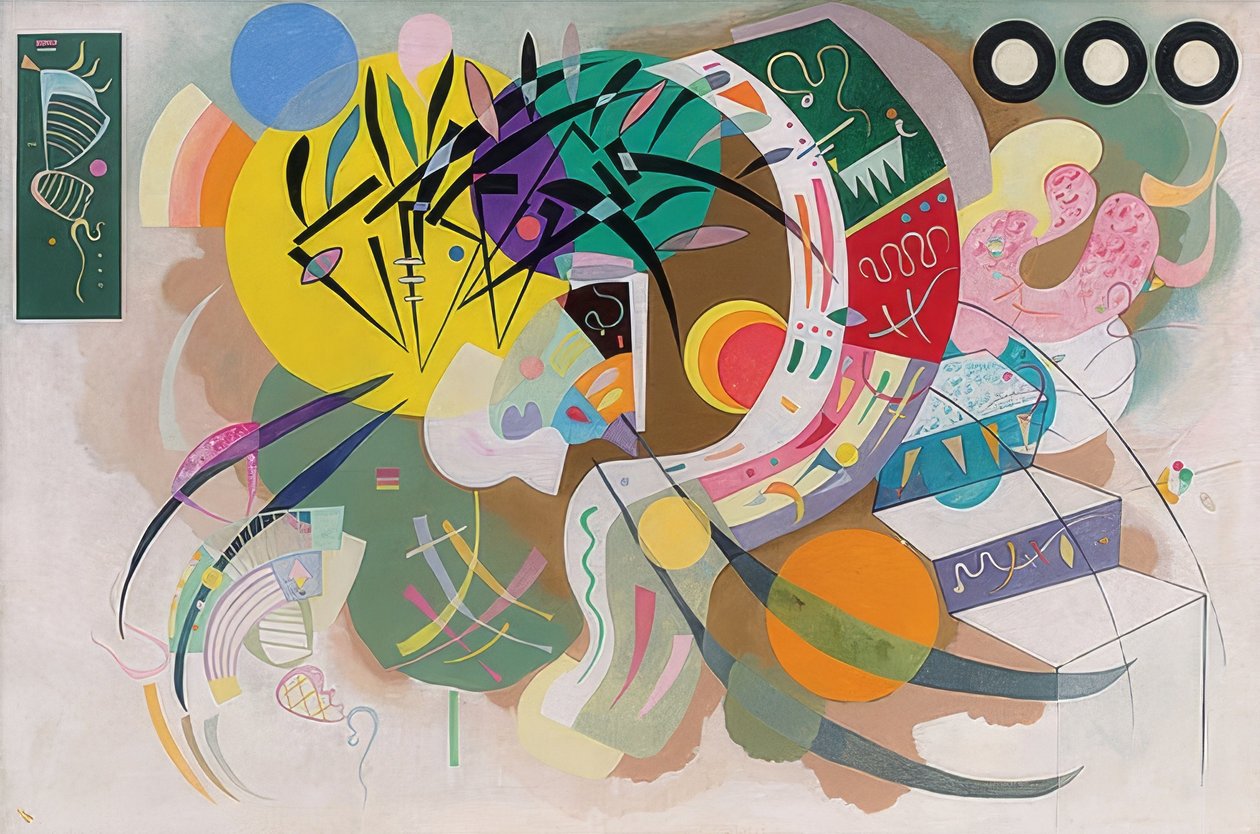 Courbe dominante - Wassily Kandinsky