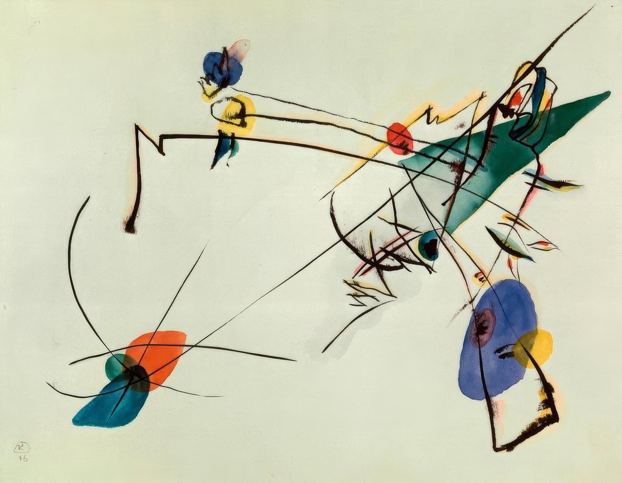 Aquarelle simple - Wassily Kandinsky