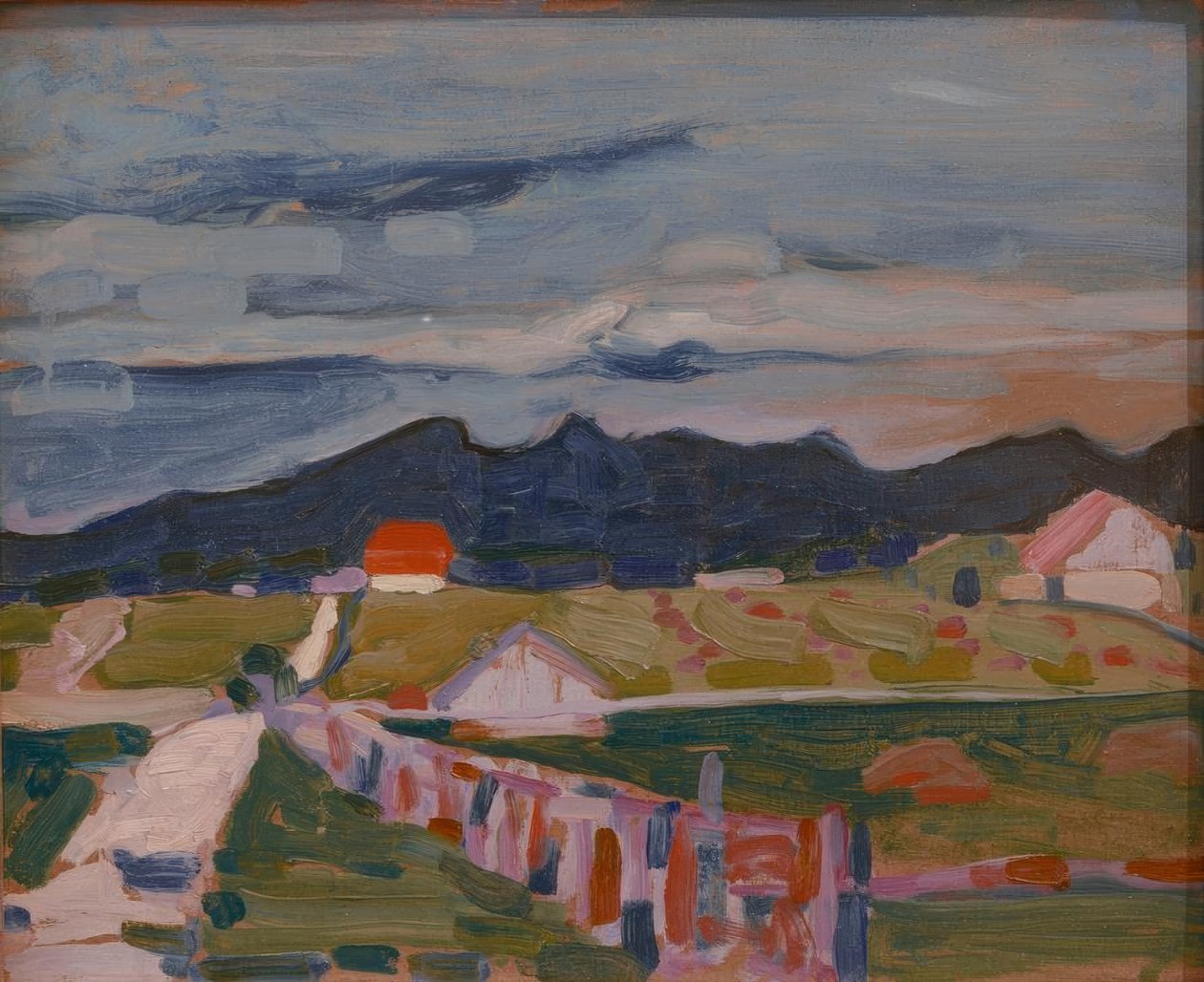 Champs près de Murnau - Wassily Kandinsky