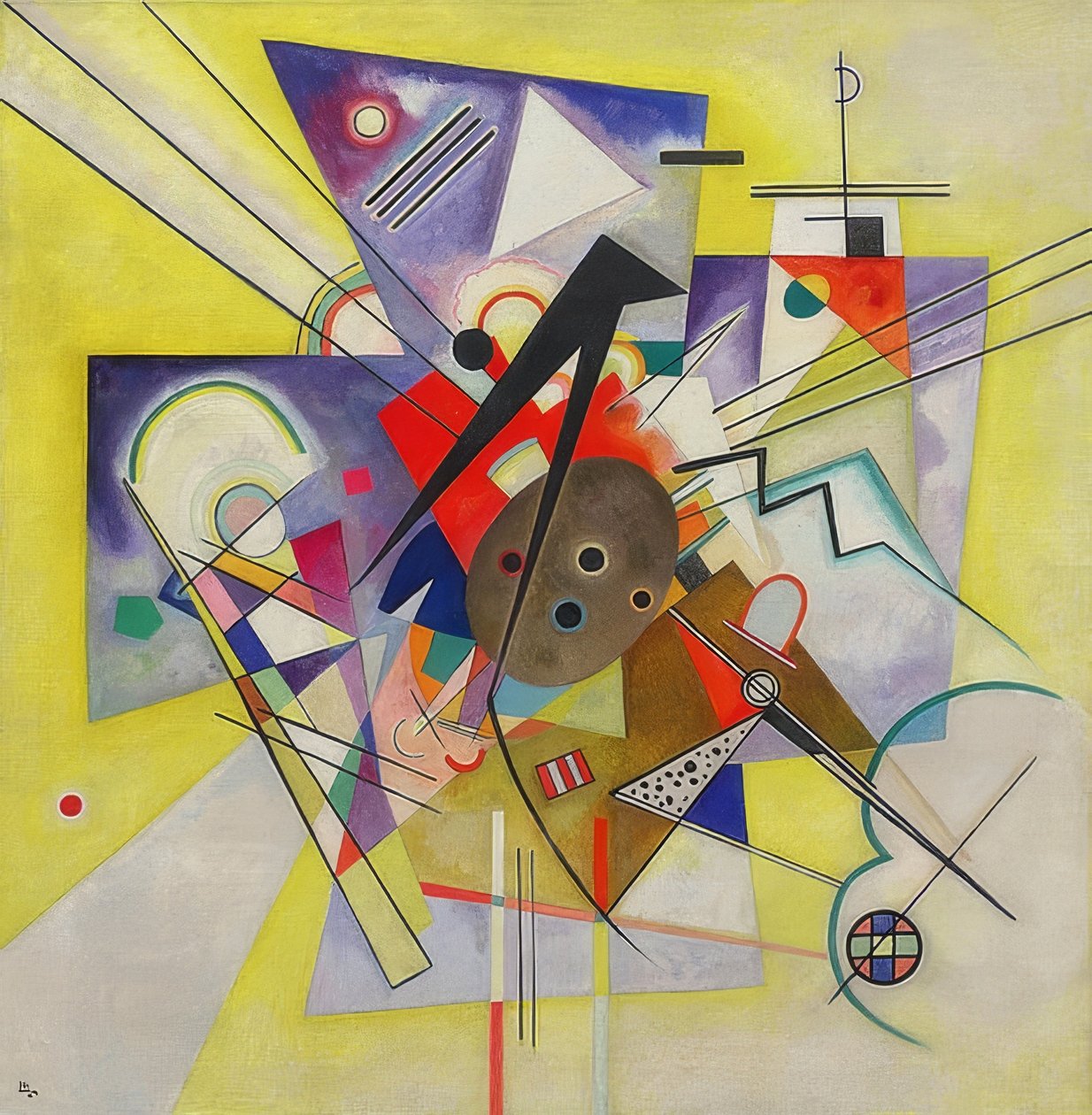 Accompagnement jaune. 1924 - Wassily Kandinsky