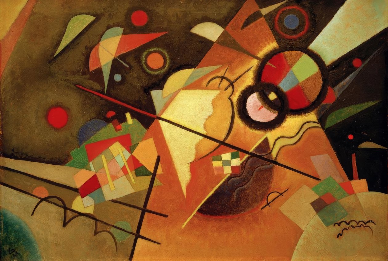 Dentelle jaune - Wassily Kandinsky
