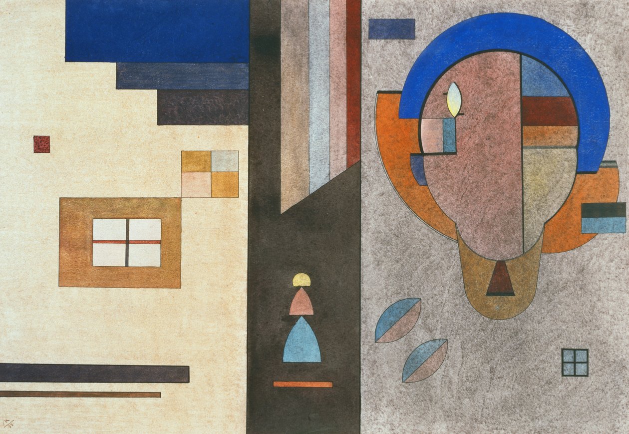 Getrennt-Verbunden - Divisé-Lié - Wassily Kandinsky