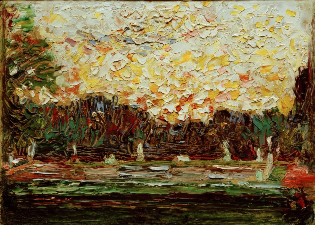 Grande fontaine dans le parc de Nymphenburg - Wassily Kandinsky
