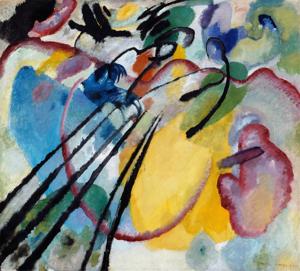 Improvisation 26 Aviron, 1912 - Wassily Kandinsky