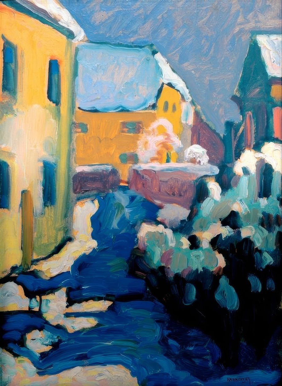 Kochel – Cimetière et presbytère - Wassily Kandinsky