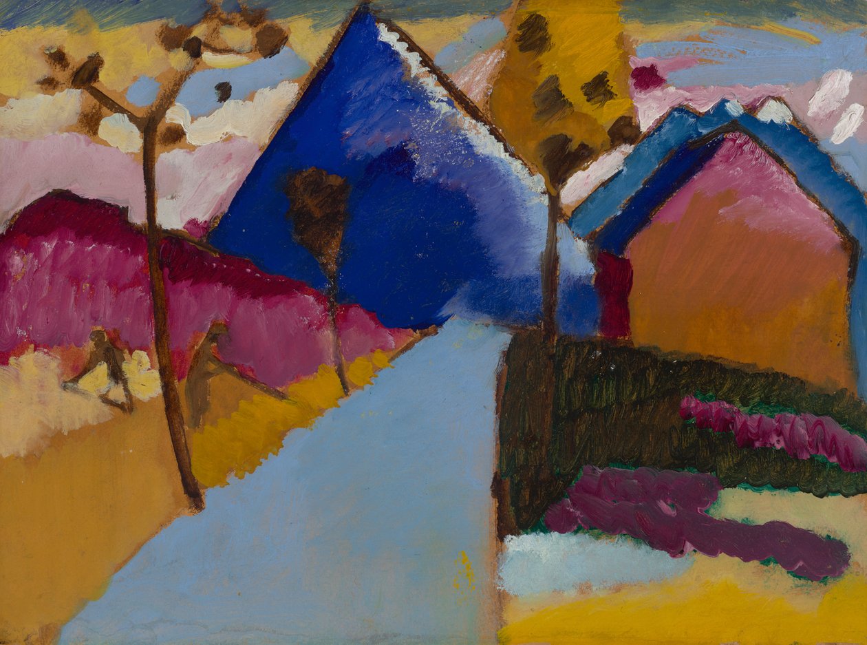Kochel – Rue droite - Wassily Kandinsky