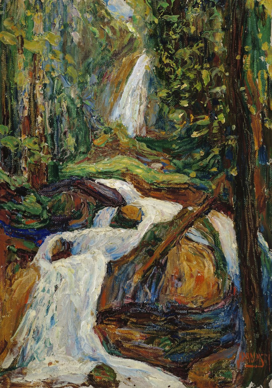 Kochel – Cascade I - Wassily Kandinsky