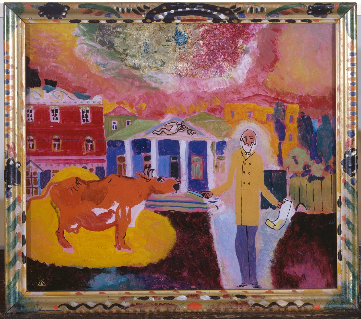 Vache à Moscou - Wassily Kandinsky