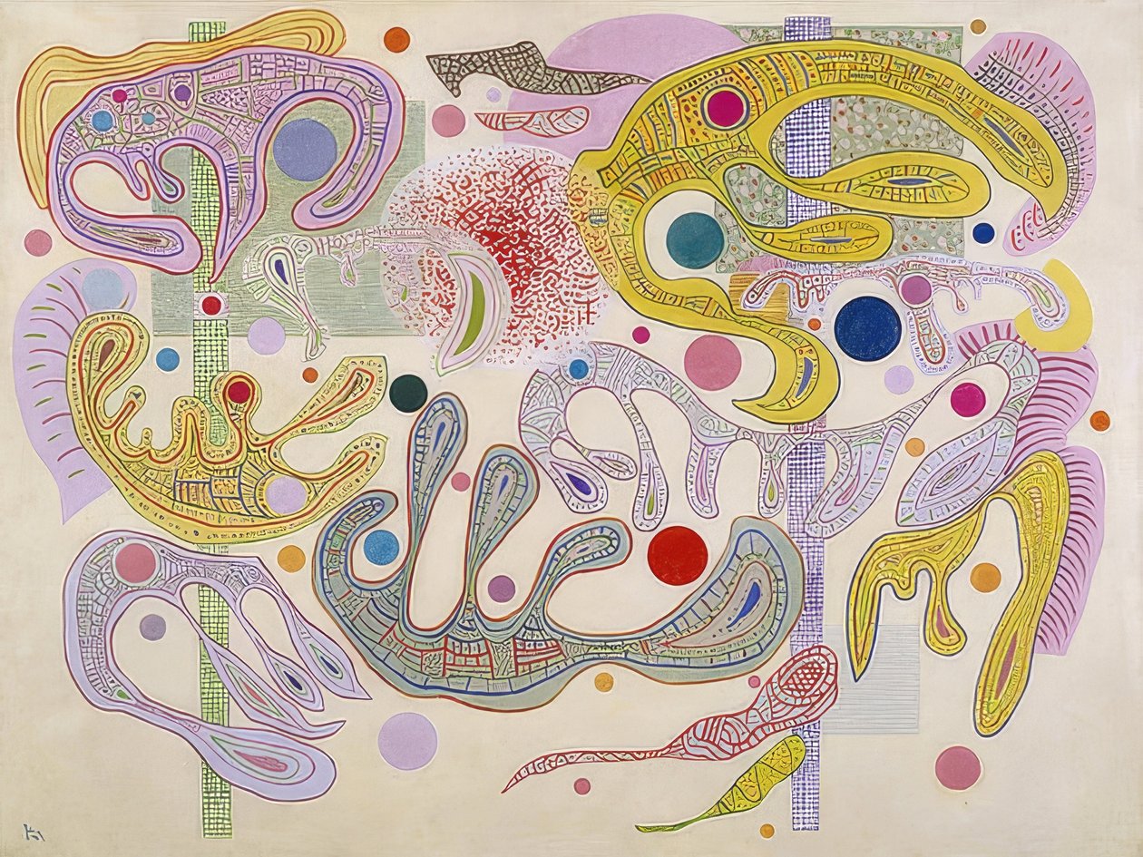 Formes capricieuses. 1937 - Wassily Kandinsky