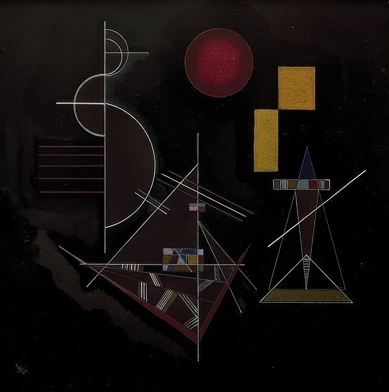 Léger en lourd (licht in zwaar) - Wassily Kandinsky
