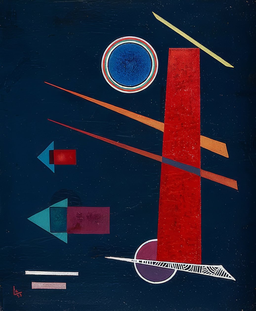 Rouge puissant - Wassily Kandinsky