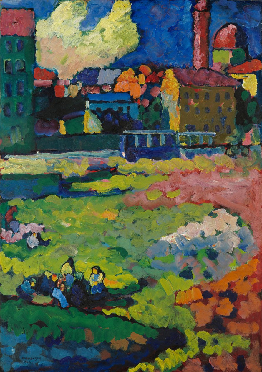 Munich – Devant la ville - Wassily Kandinsky