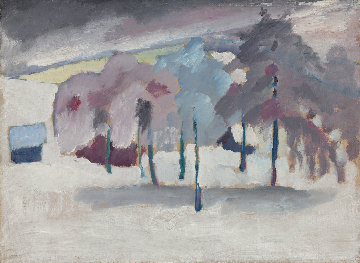 Murnau – Arbres dans la neige - Wassily Kandinsky