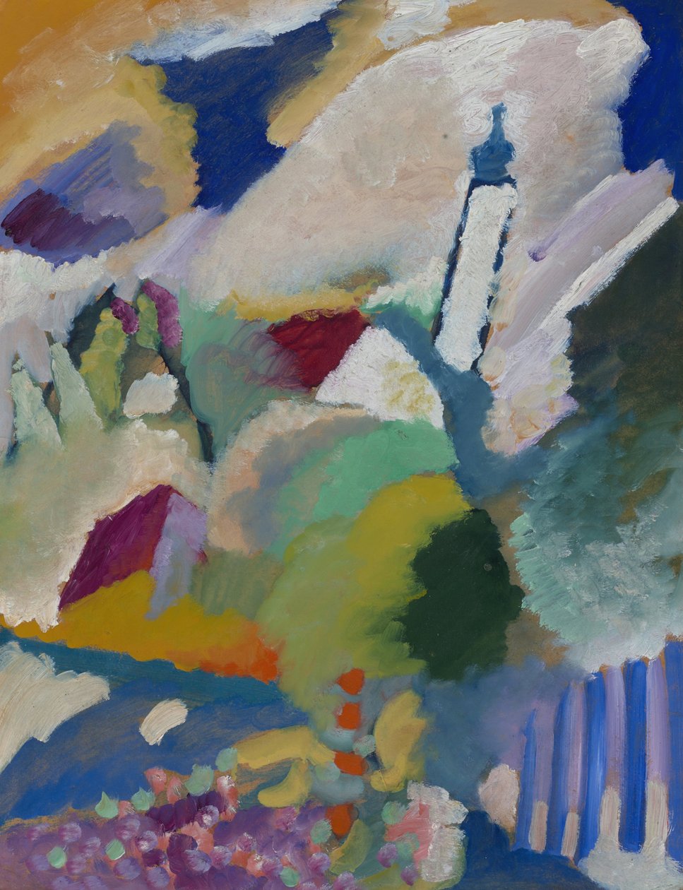 Murnau avec église I - Wassily Kandinsky
