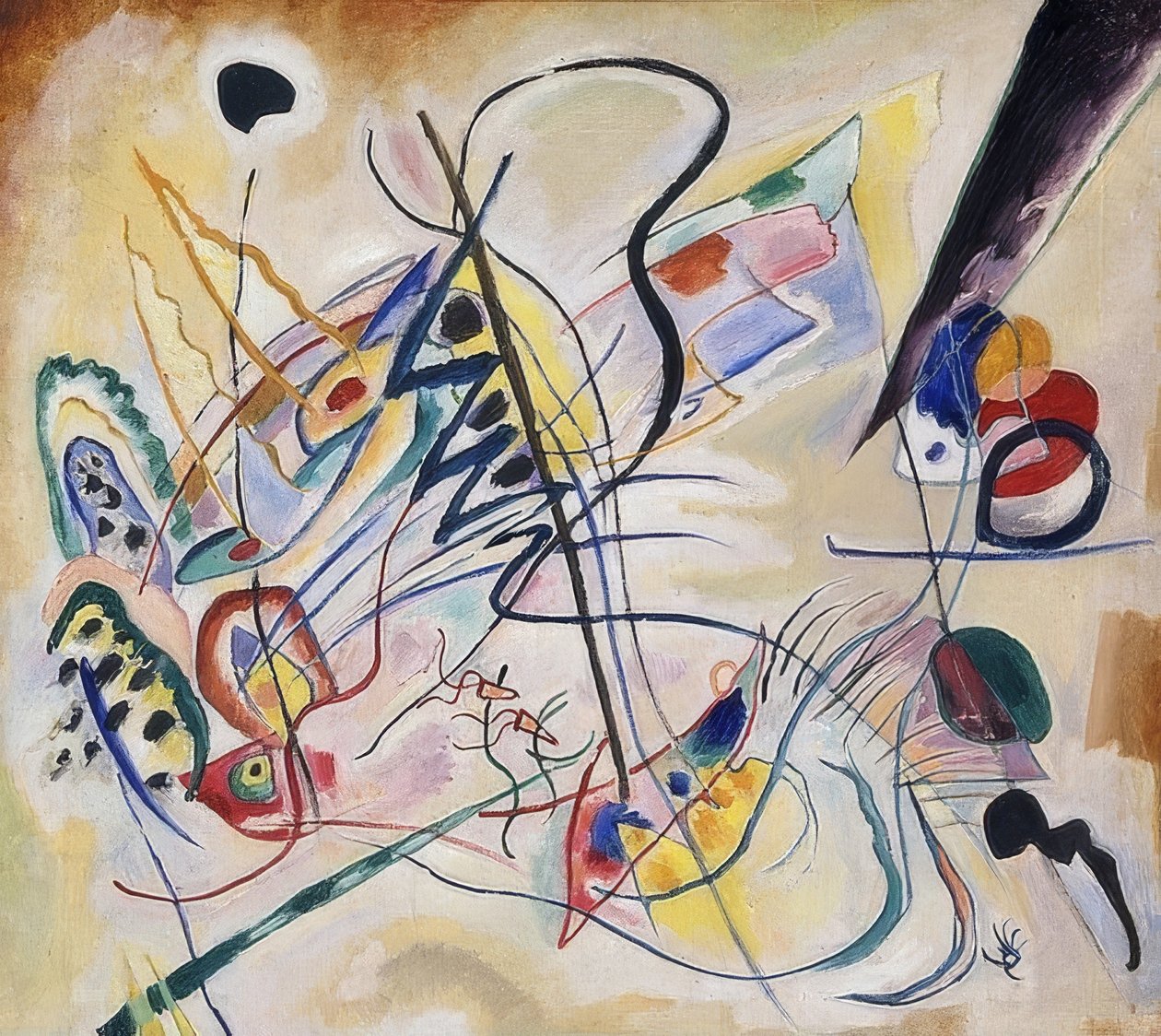 Ouverture musicale, Coin violet - Wassily Kandinsky